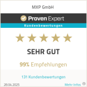 ProvenExpert-Bewertungssiegel